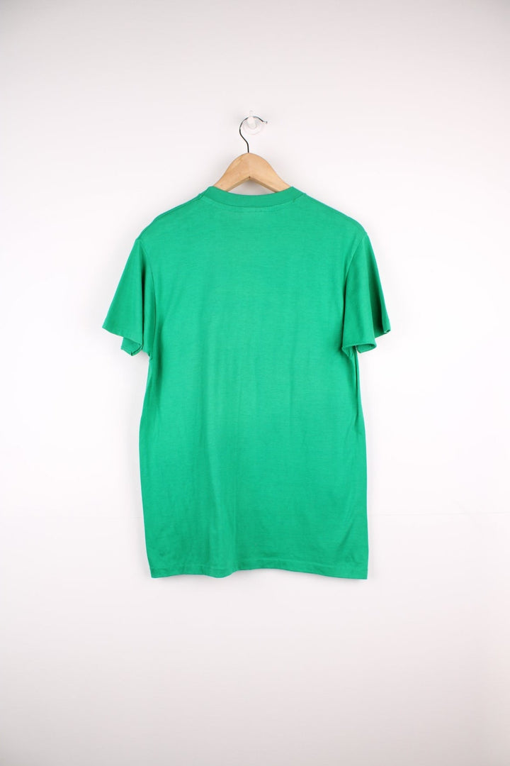 Vintage 80s, Mission 86 Portland Millbrook Presbyterian Church T-Shirt in green.