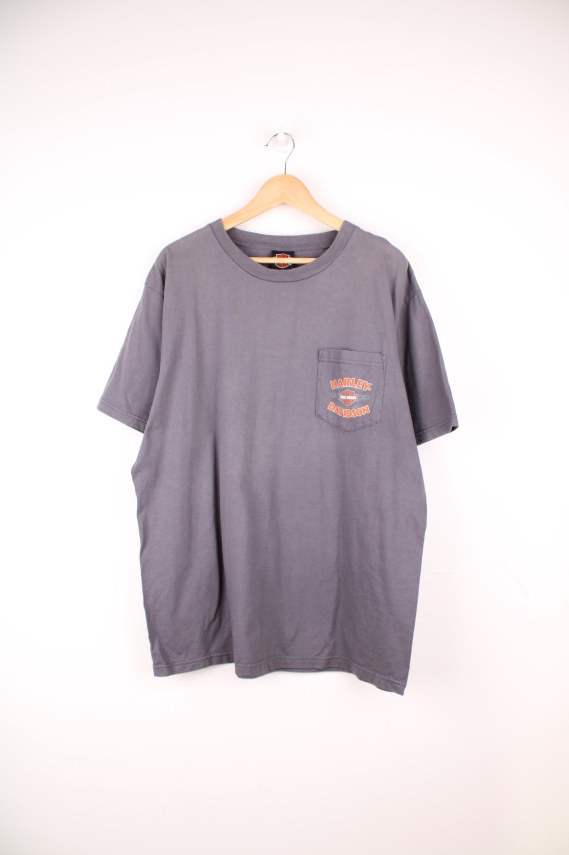 Harley-Davidson Orlando all grey t-shirt with pocket and printed graphic on the back 