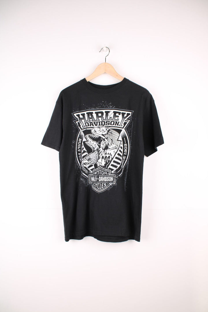 2013 Harley Davidson Ray Price, North Carolina T-Shirt with large graphic print on the front and back. 