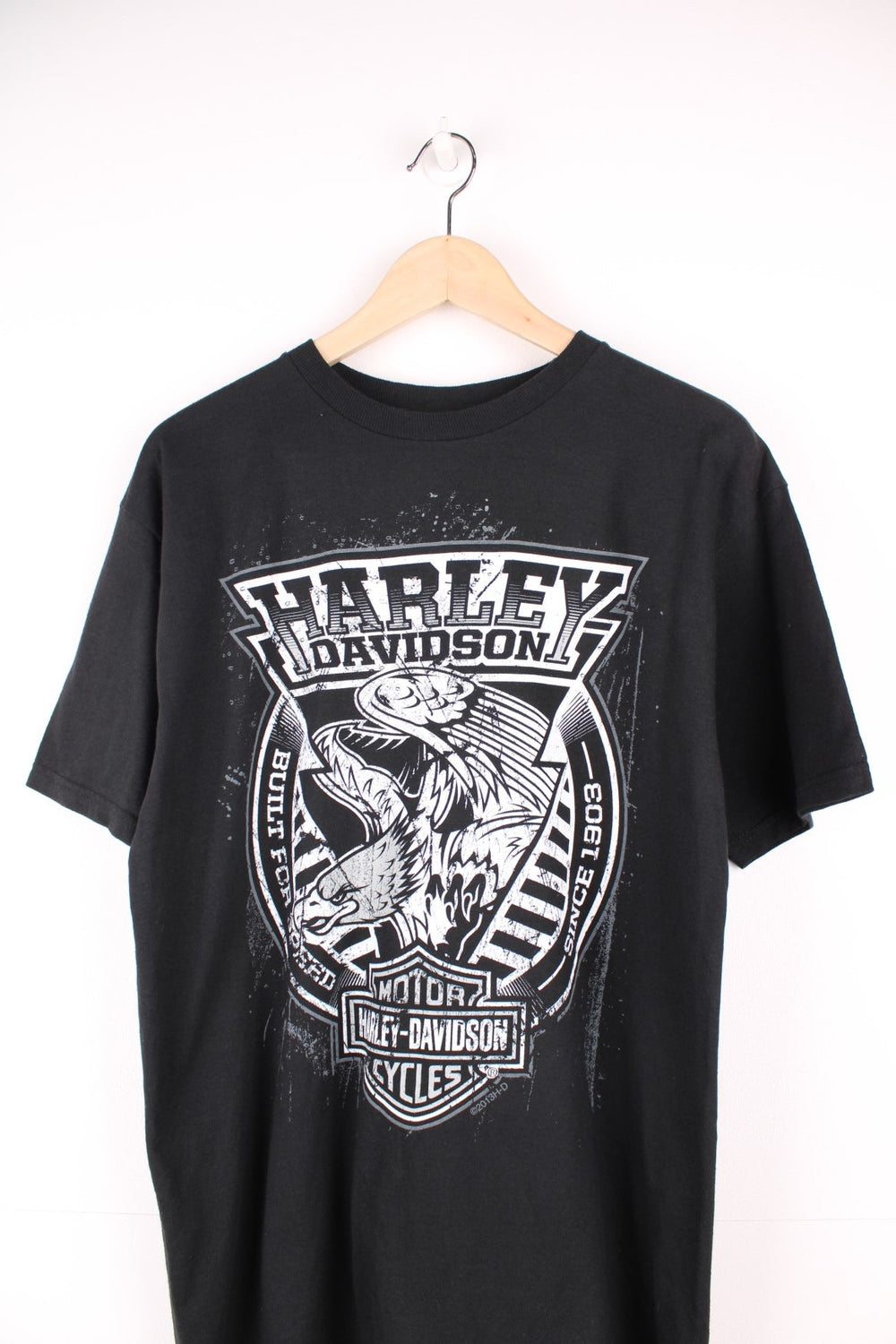 2013 Harley Davidson Ray Price, North Carolina T-Shirt with large graphic print on the front and back. 