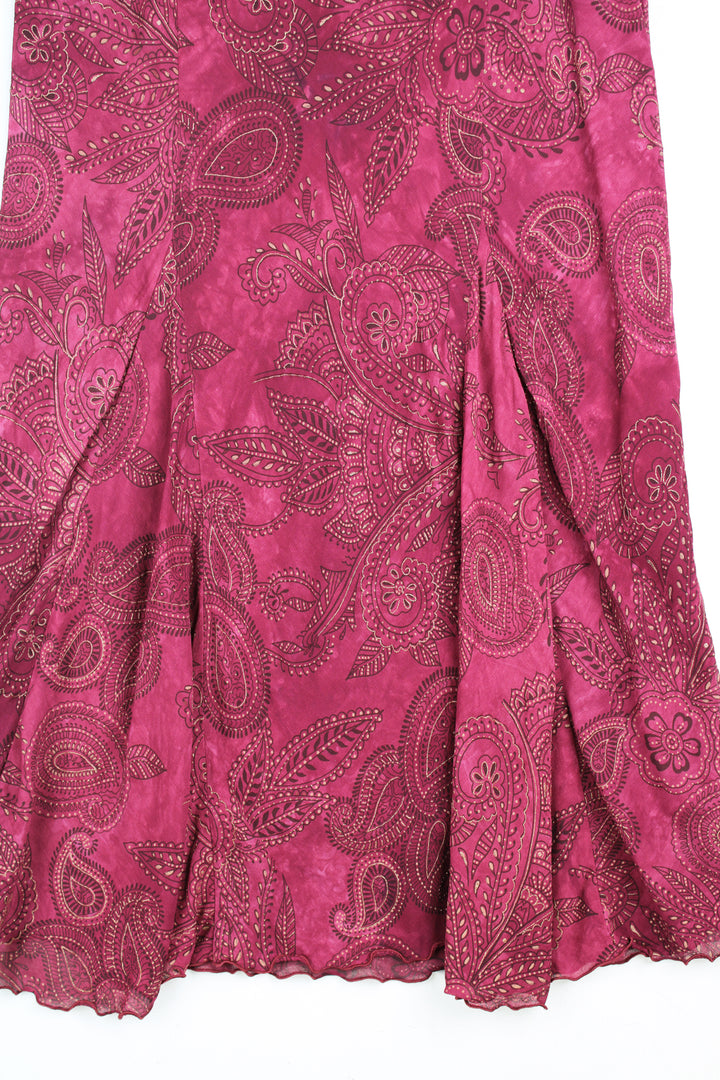 Y2K Paisley Skirt