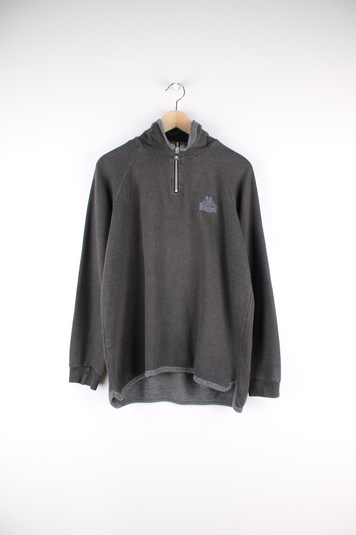 Grey kappa sweatshirt sale