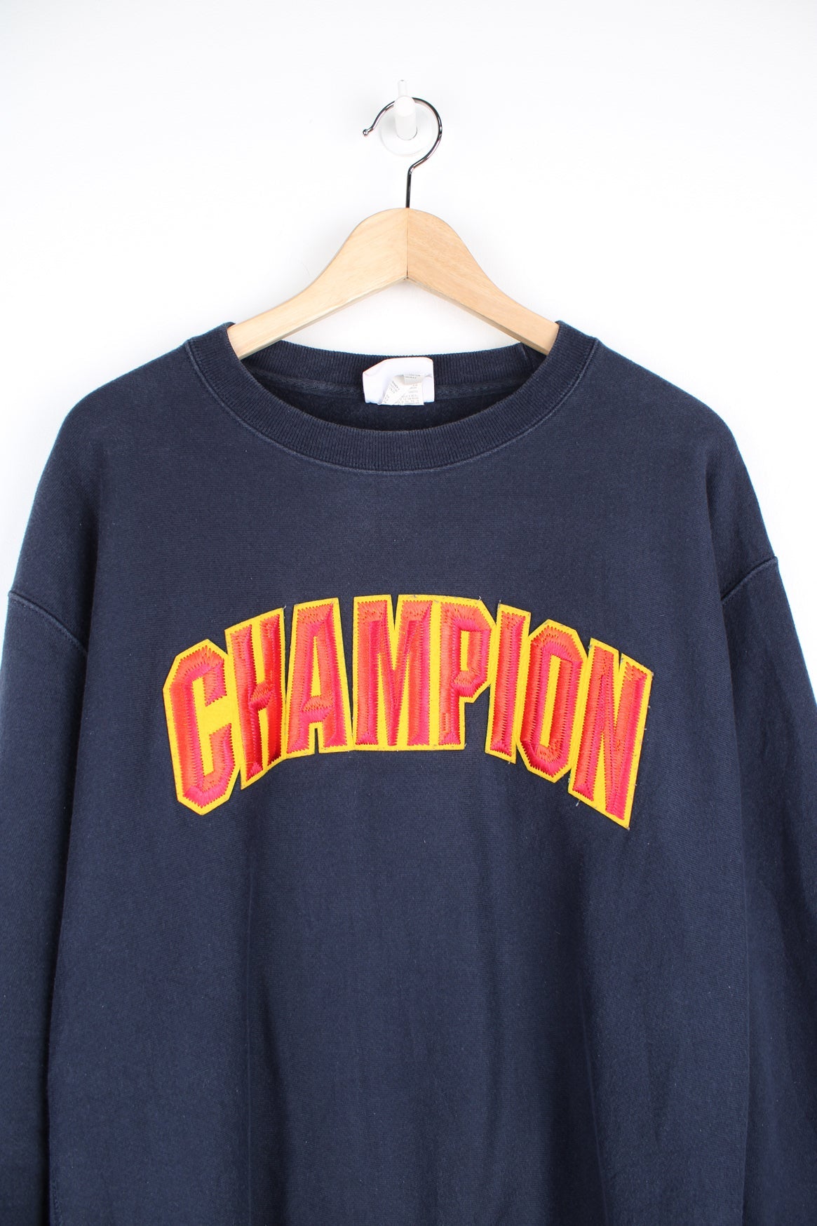 Champion reverse weave crew vintage logo sale