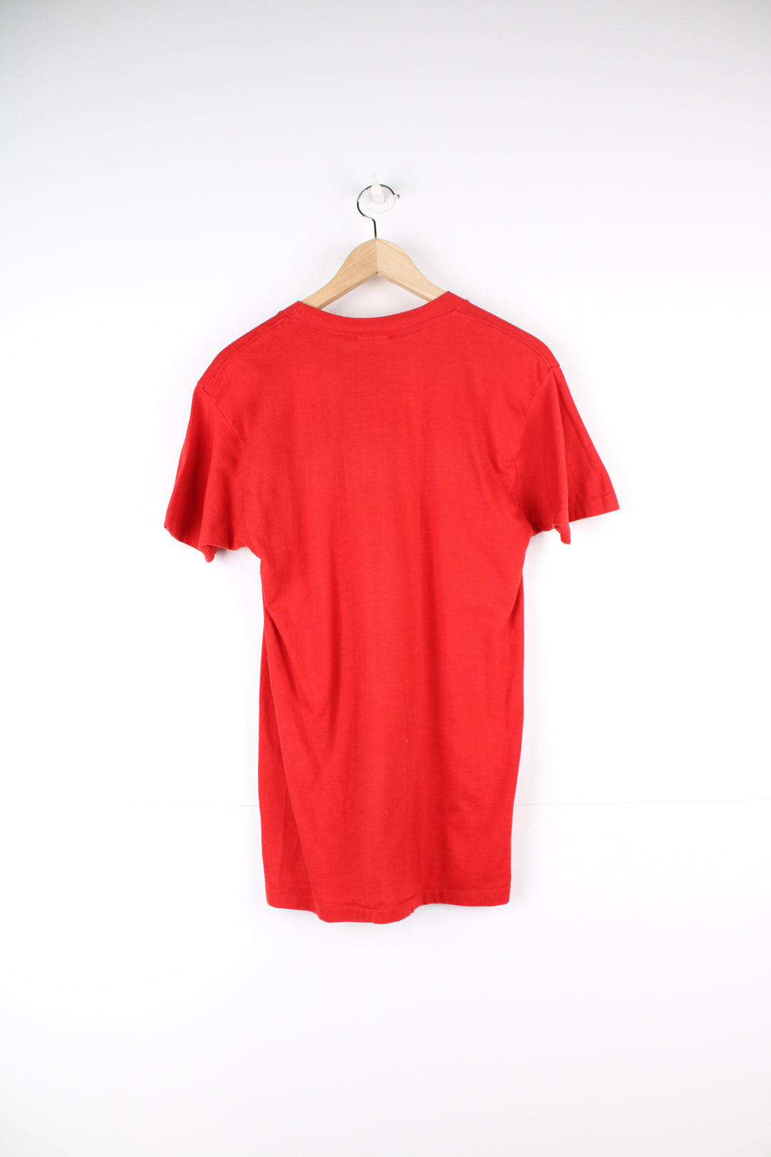 Vintage 80's Caesers Hotel Atlantic city all red t-shirt, single stitch printed spell-out t-shirt  