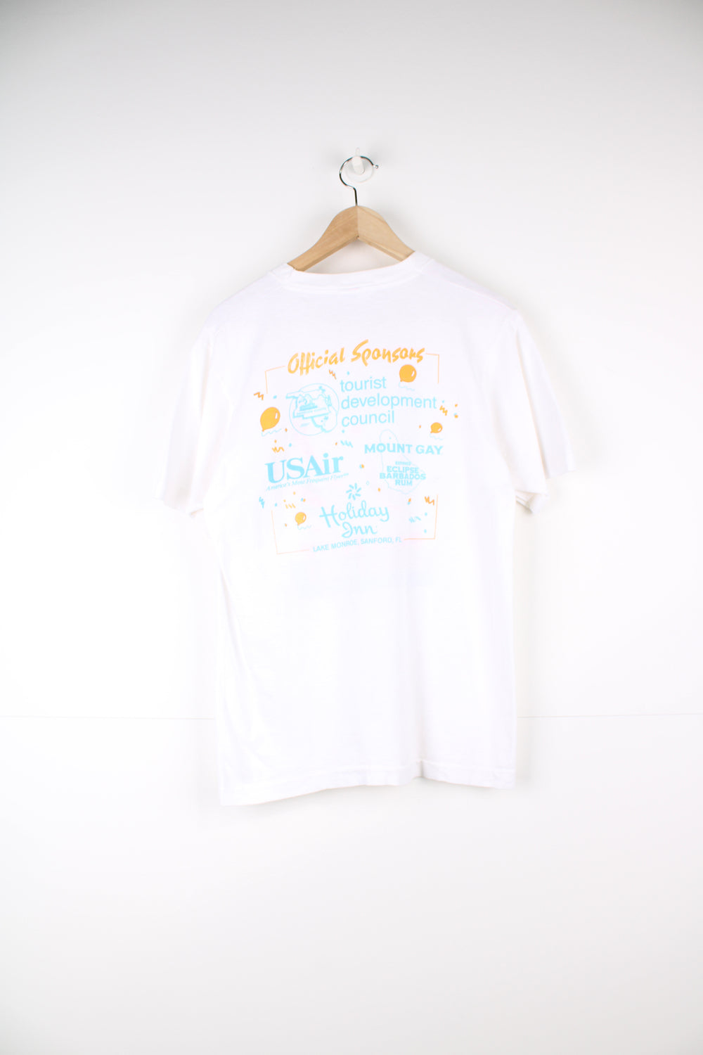 Vintage 1991 made in the USA  Florida Citrus Sail Fest t-shirt by Fruit of Loom with printed graphic on the front and back 