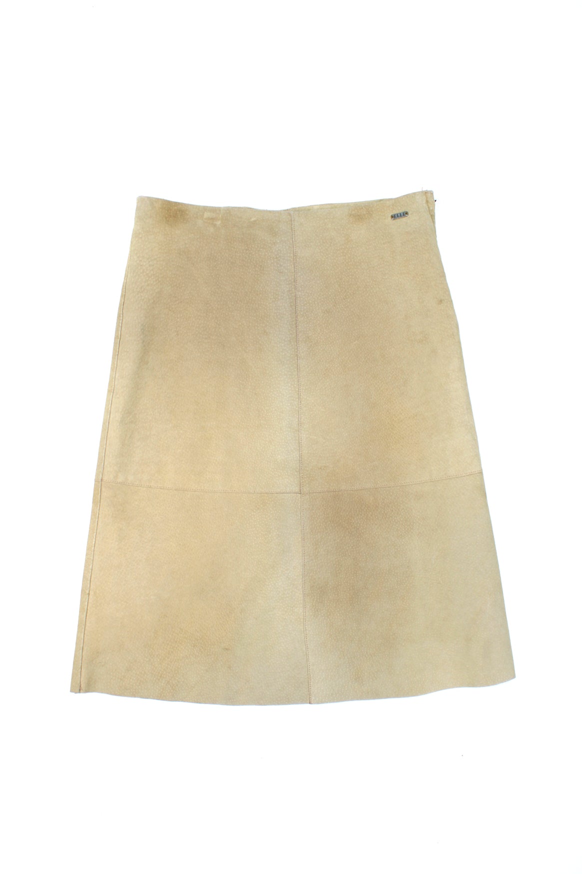 Y2K Suede Midi Skirt