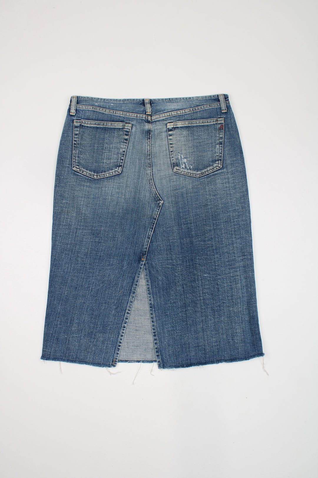 Y2K Denim Midi Skirt