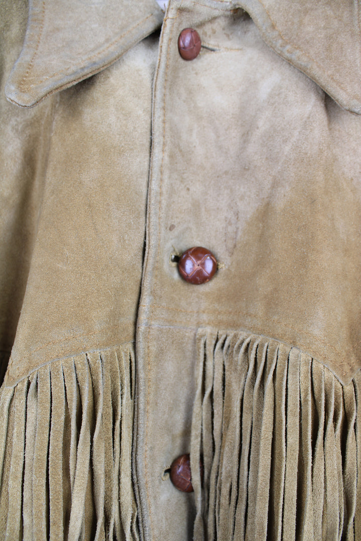 70's Fringe Suede Jacket