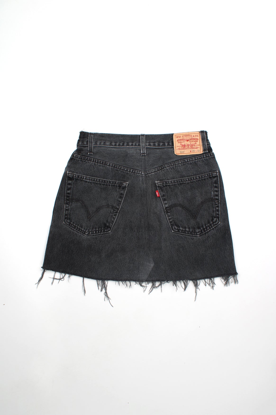 Levis vintage black denim skirt sale