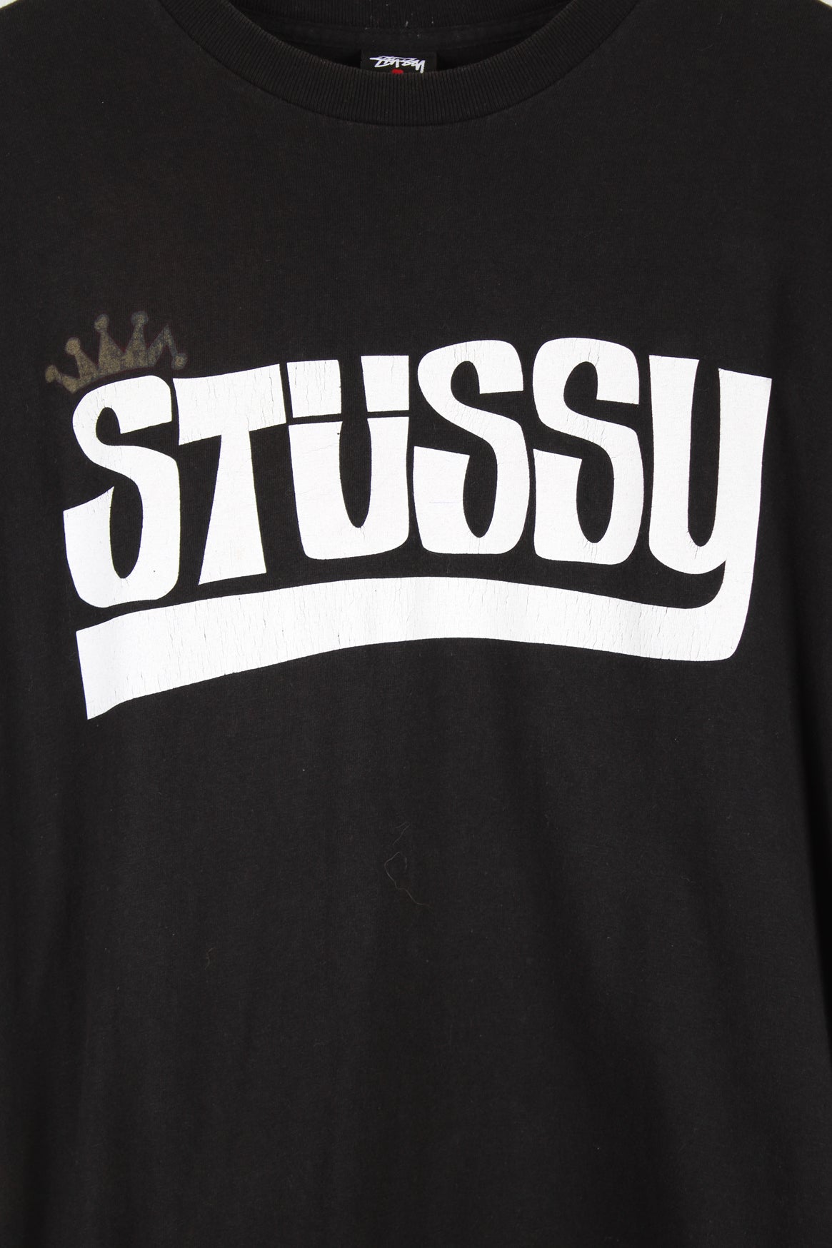 Stussy t-shirt, features large spell-out logo graphic on the front 