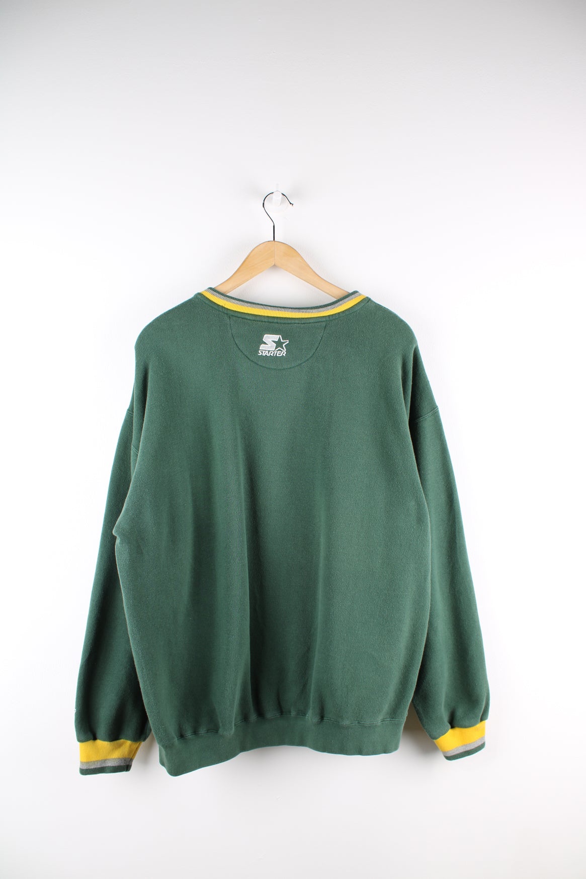 Vintage green bay packer sweater hotsell large