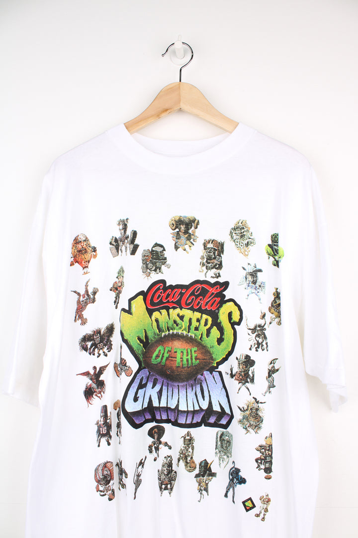 90's Monsters of the Gridiron Coca Cola T-shirt