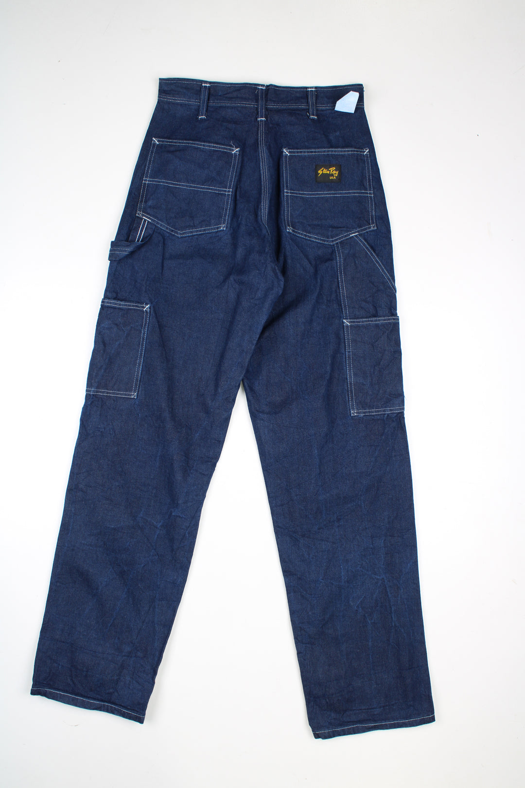 Stan Ray high waisted straight leg jeans with carpenter style pockets. good condition  Size in Label:  No Size - Measures like a mens XS