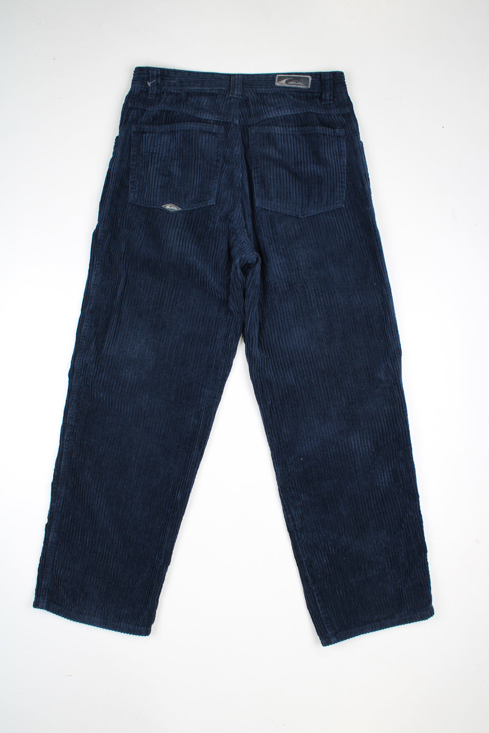 Quicksilver high waisted straight leg cord trousers.  good condition  Size in Label:  30 - Measures like a mens S