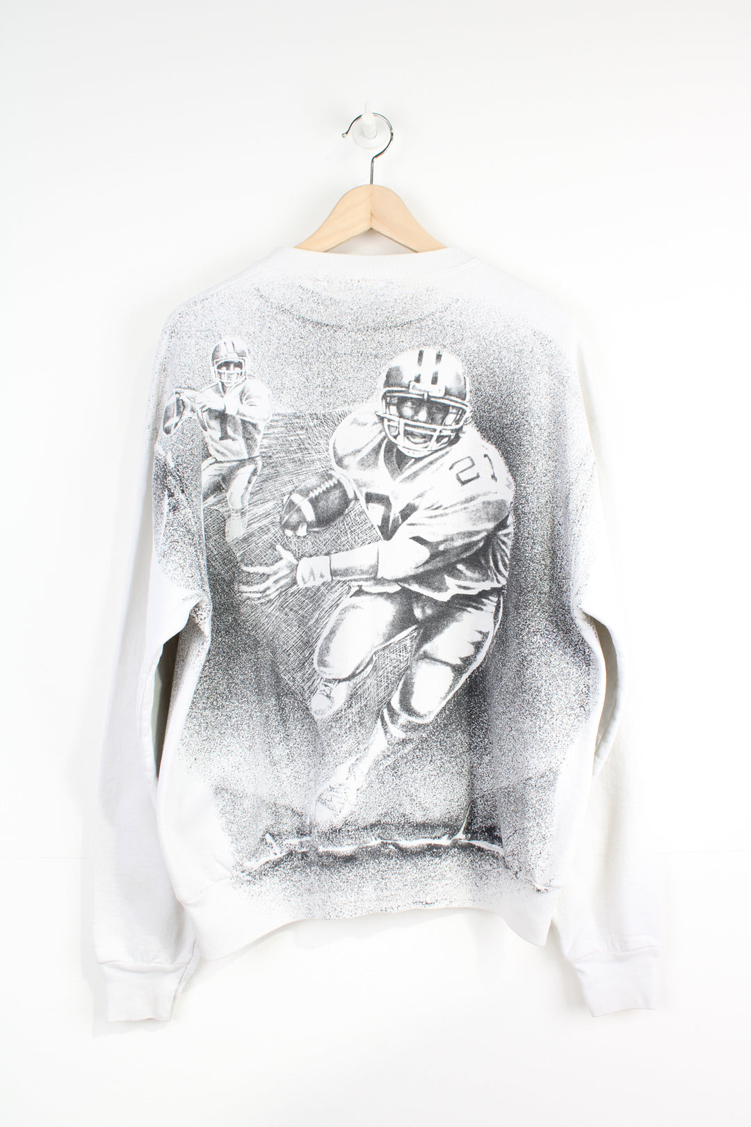 Vintage fruit and loom  Ohio State Buckeyes University Football Sweatshirt with embroidered spell-out across the front.