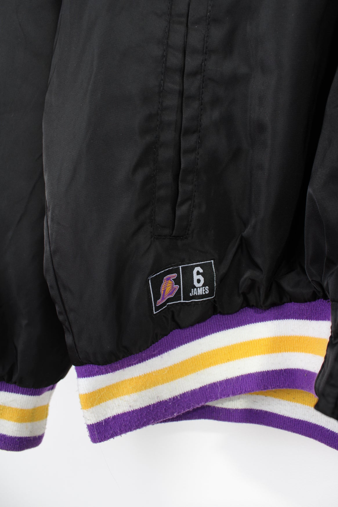 Bomber La Lakers Purple Satin Jacket