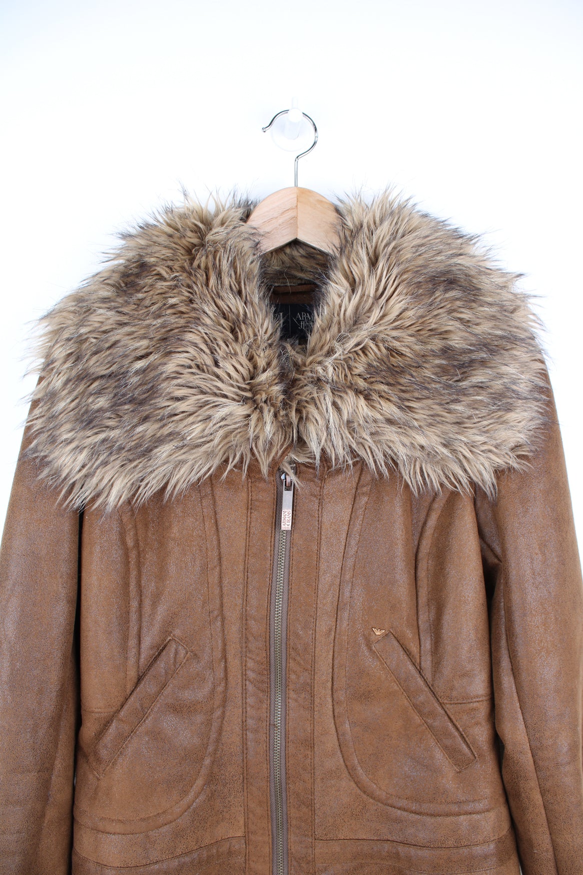 Armani Faux Sheepskin Jacket