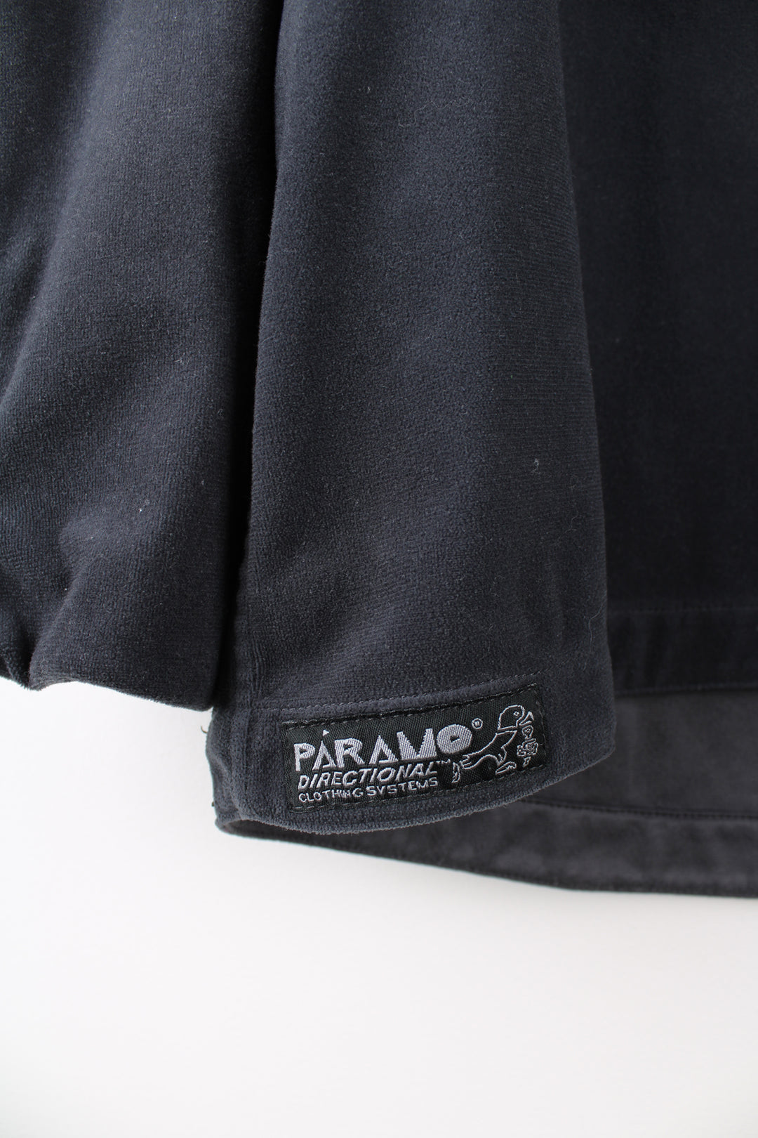 All grey Paramo Parameta S reversible pullover fleece/sweatshirt with 1/4 zip and embroidered logo 