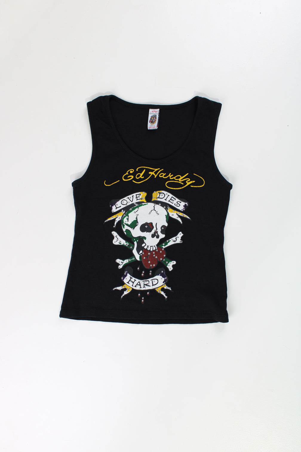 Y2K Ed Hardy Vest Top (XL) – VintageFolk