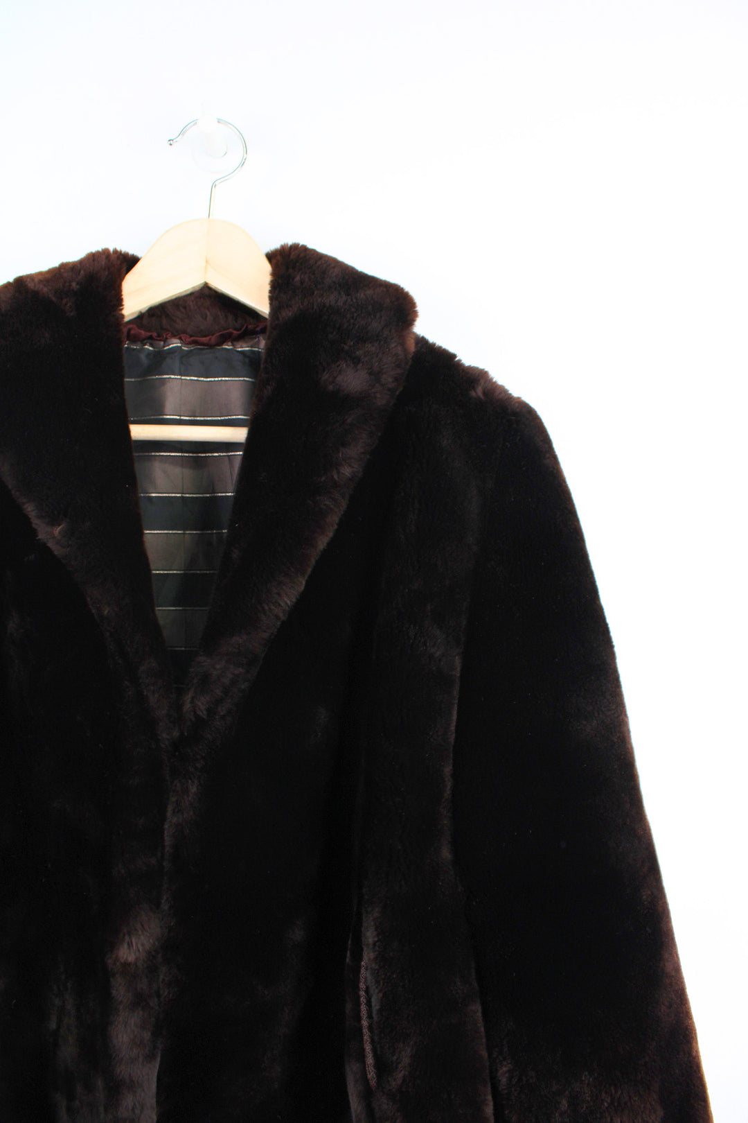 Brown Faux Fur Coat