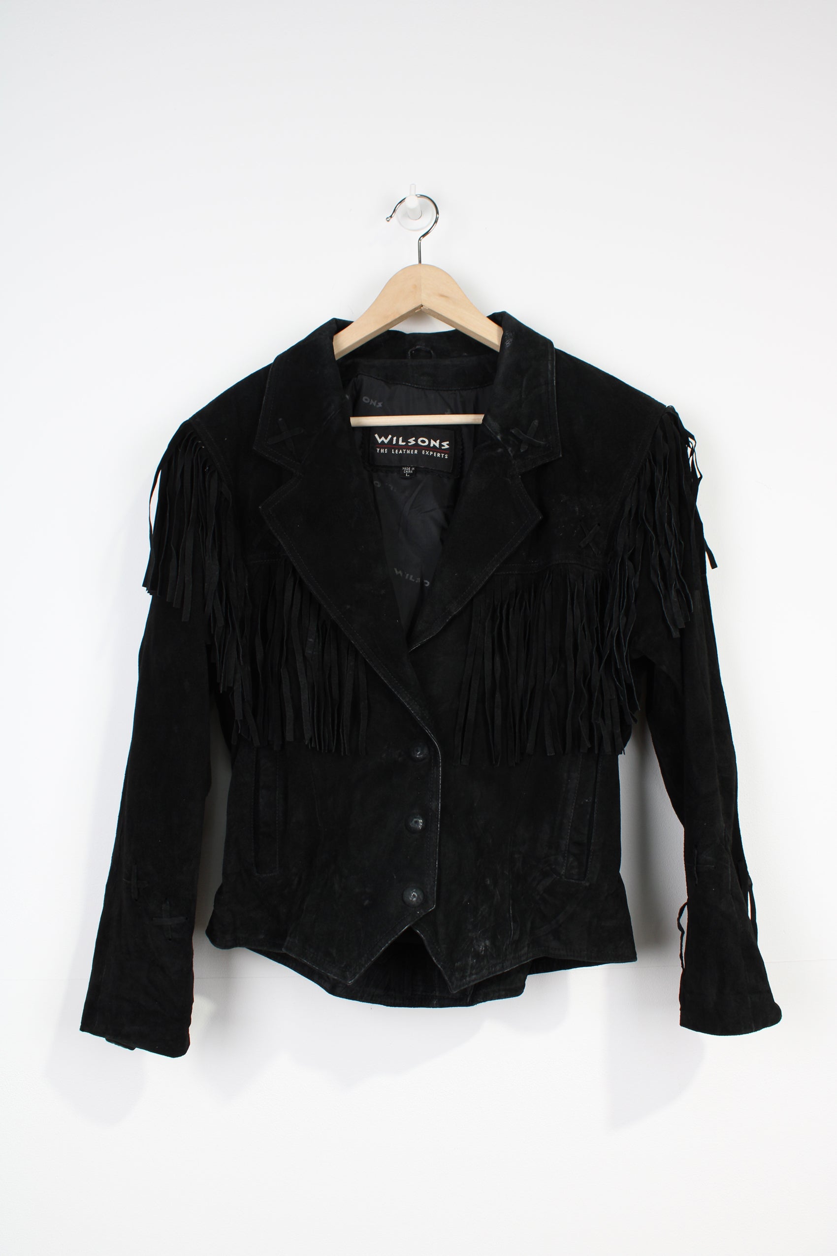 Suede Fringe Jacket