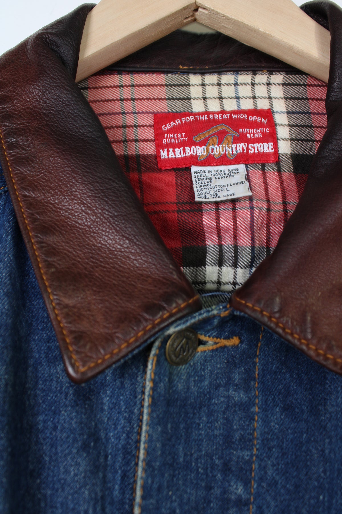 Marlboro denim outlet jacket