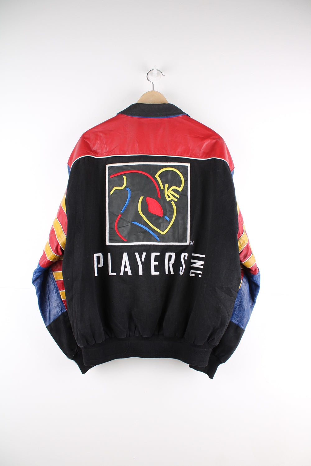 NFL Players Inc bomber/ varsity jacket made by Jeff Hamilton.