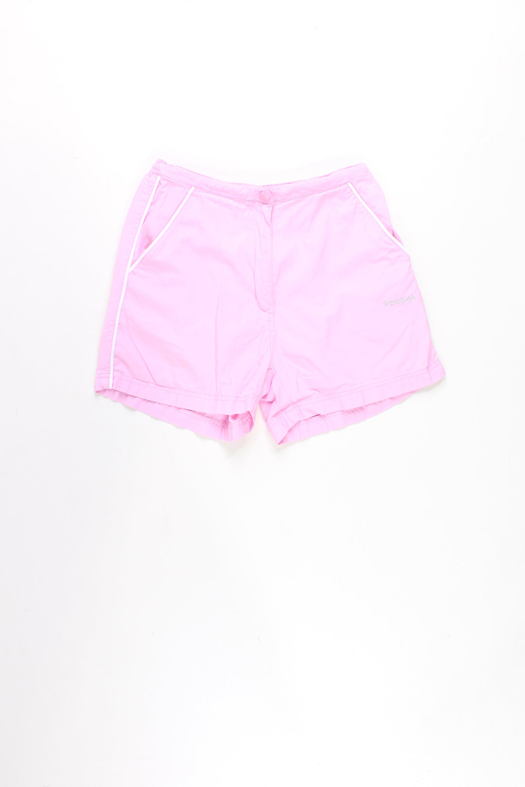 Vintage 00's Nike pink tennis shorts. Features embroidered silver logo on the leg and an elasticated waistband at the back.  good condition  Size in Label:  Womens 10 (M)