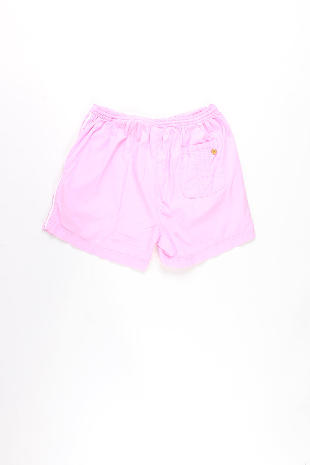 Vintage 00's Nike pink tennis shorts. Features embroidered silver logo on the leg and an elasticated waistband at the back.  good condition  Size in Label:  Womens 10 (M)