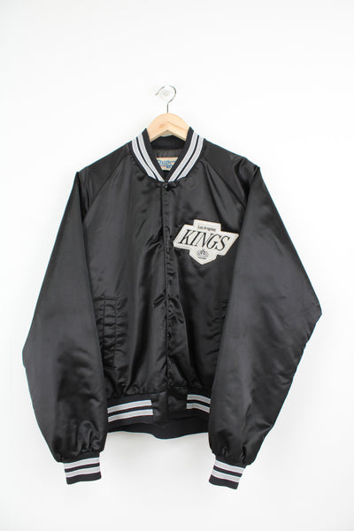 Detroit Tigers Vintage 90s Chalk Line Satin Bomber Jacket