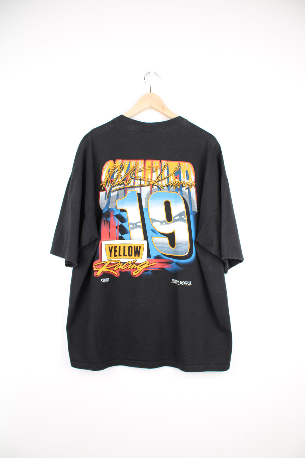 Mike Skinner x Nascar t-shirt by Chase Authentics with printed graphic on the front and back