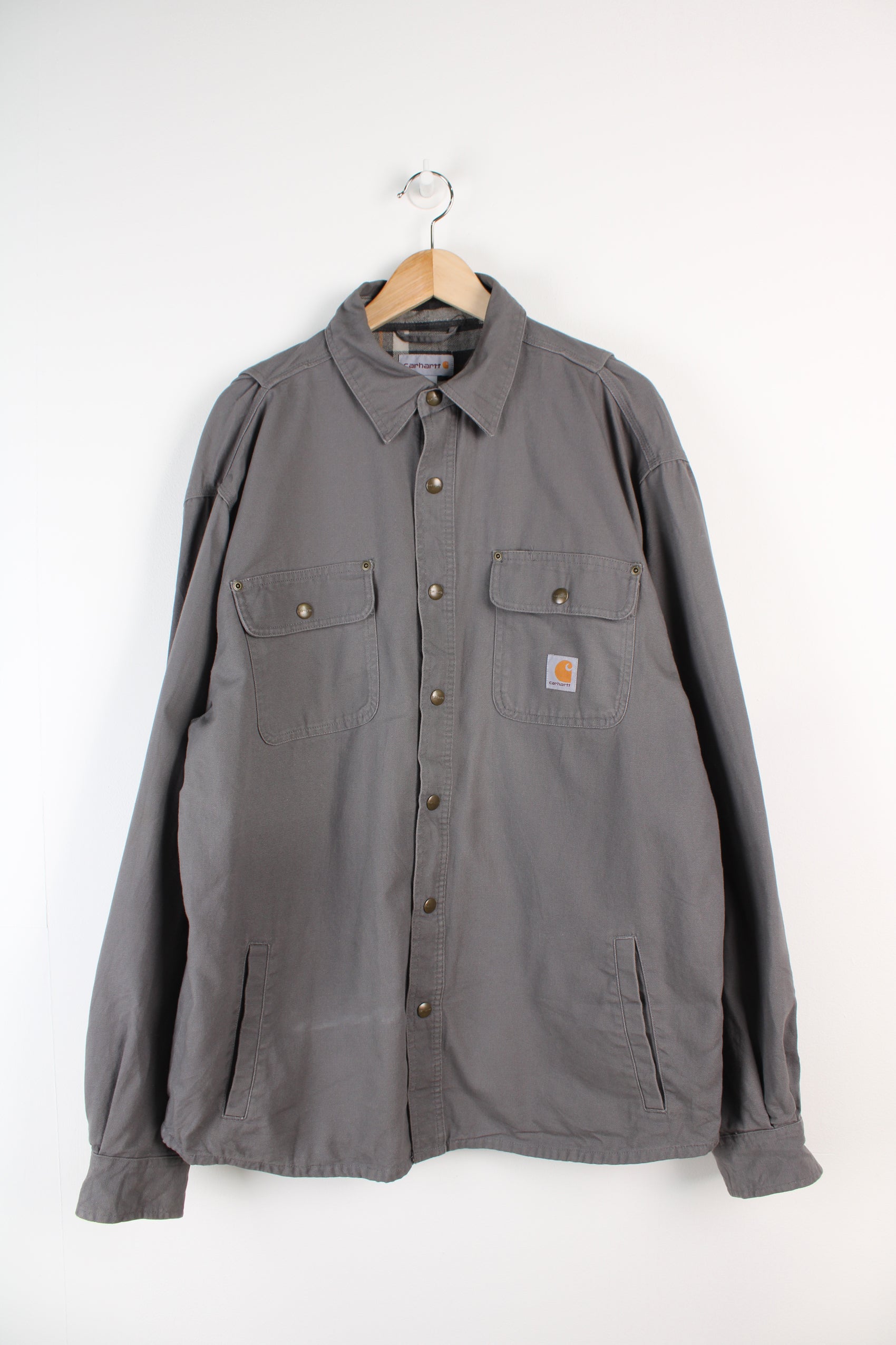 Carhartt weathered canvas shirt best sale