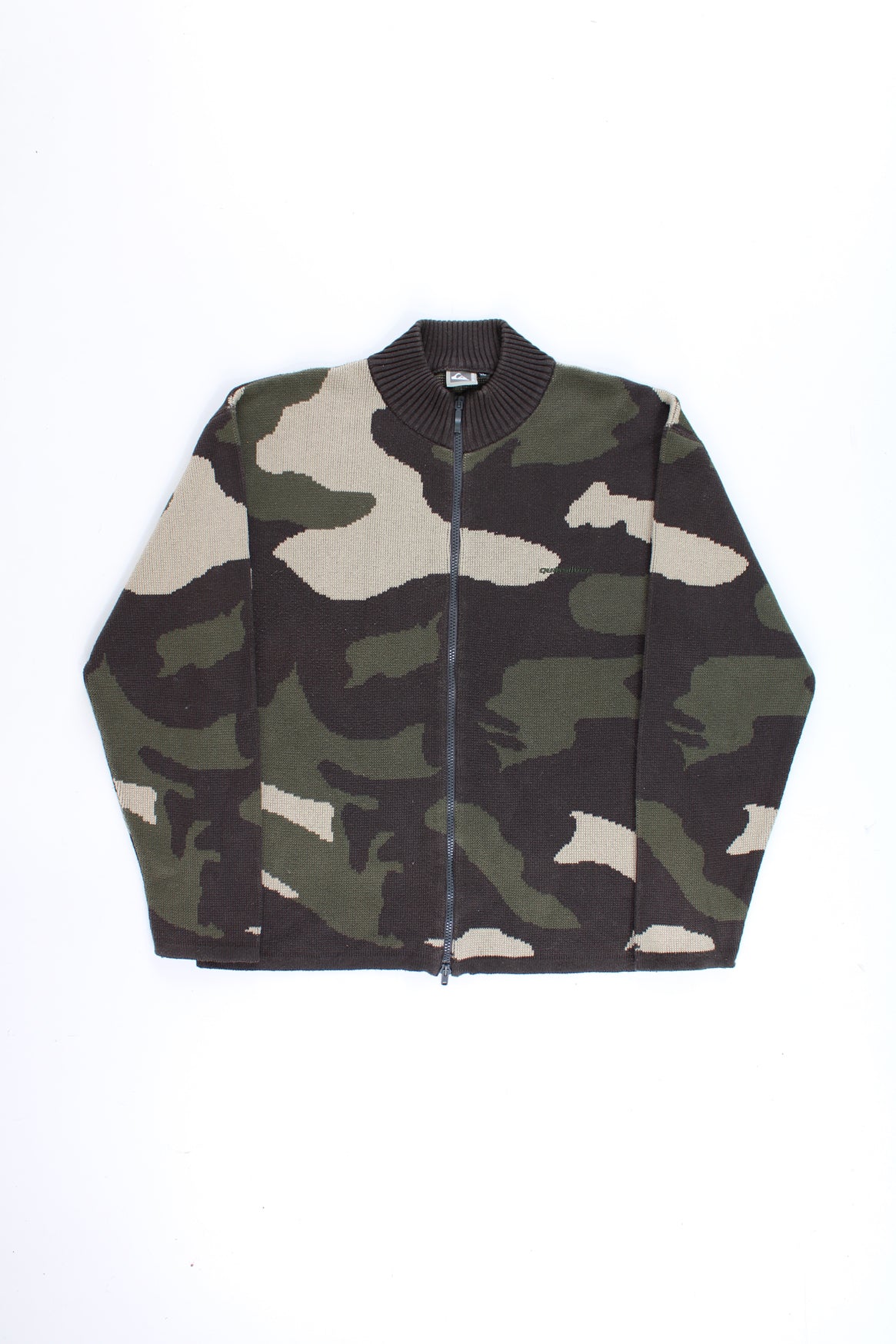 Camo Quiksilver Zip Cardigan