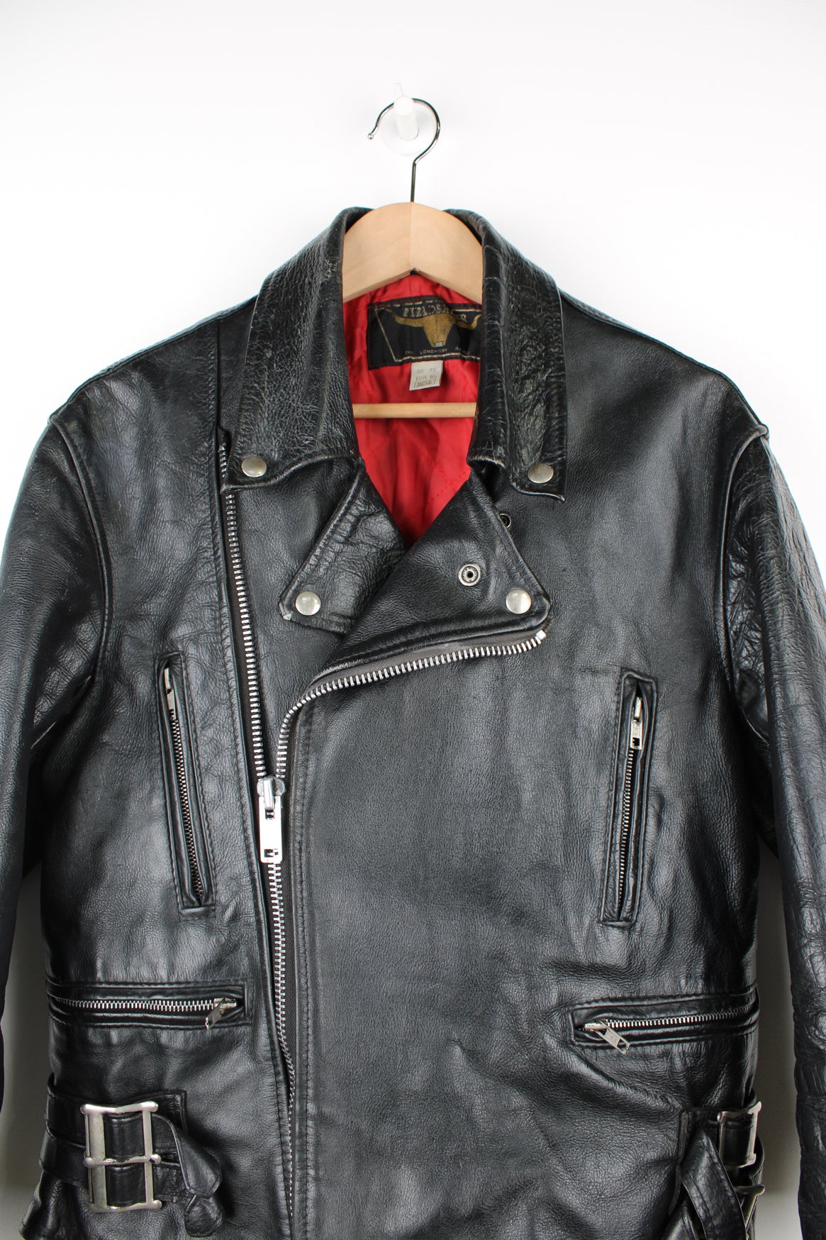 Fieldsheer leather motorcycle jacket hotsell