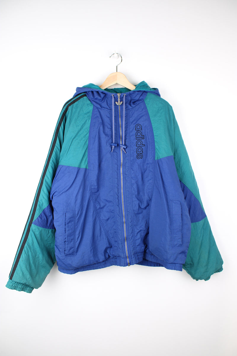 Blue and purple adidas jacket best sale