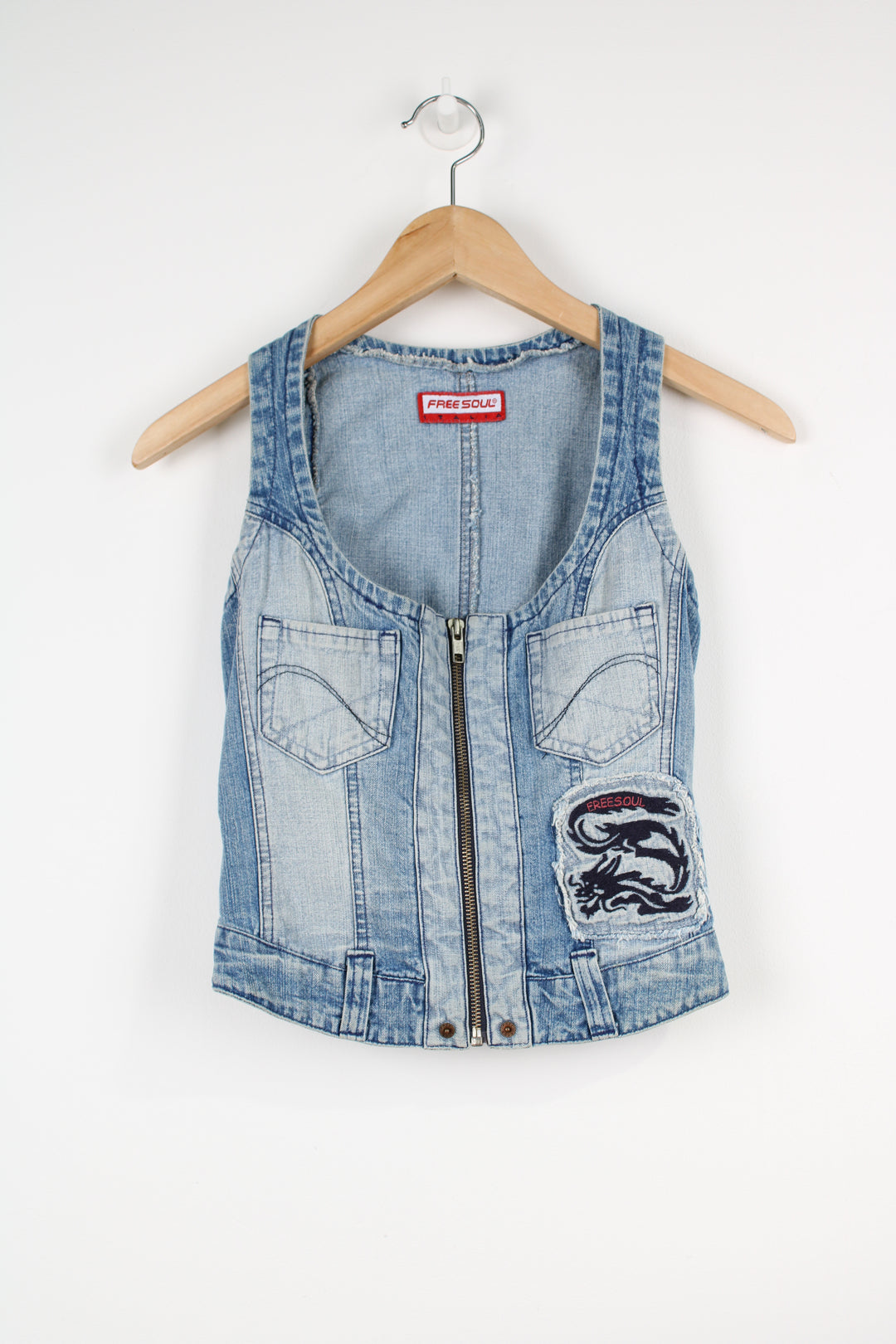 Y2K Denim Top