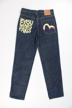 Y2K Evisu Embroidered Jeans – VintageFolk