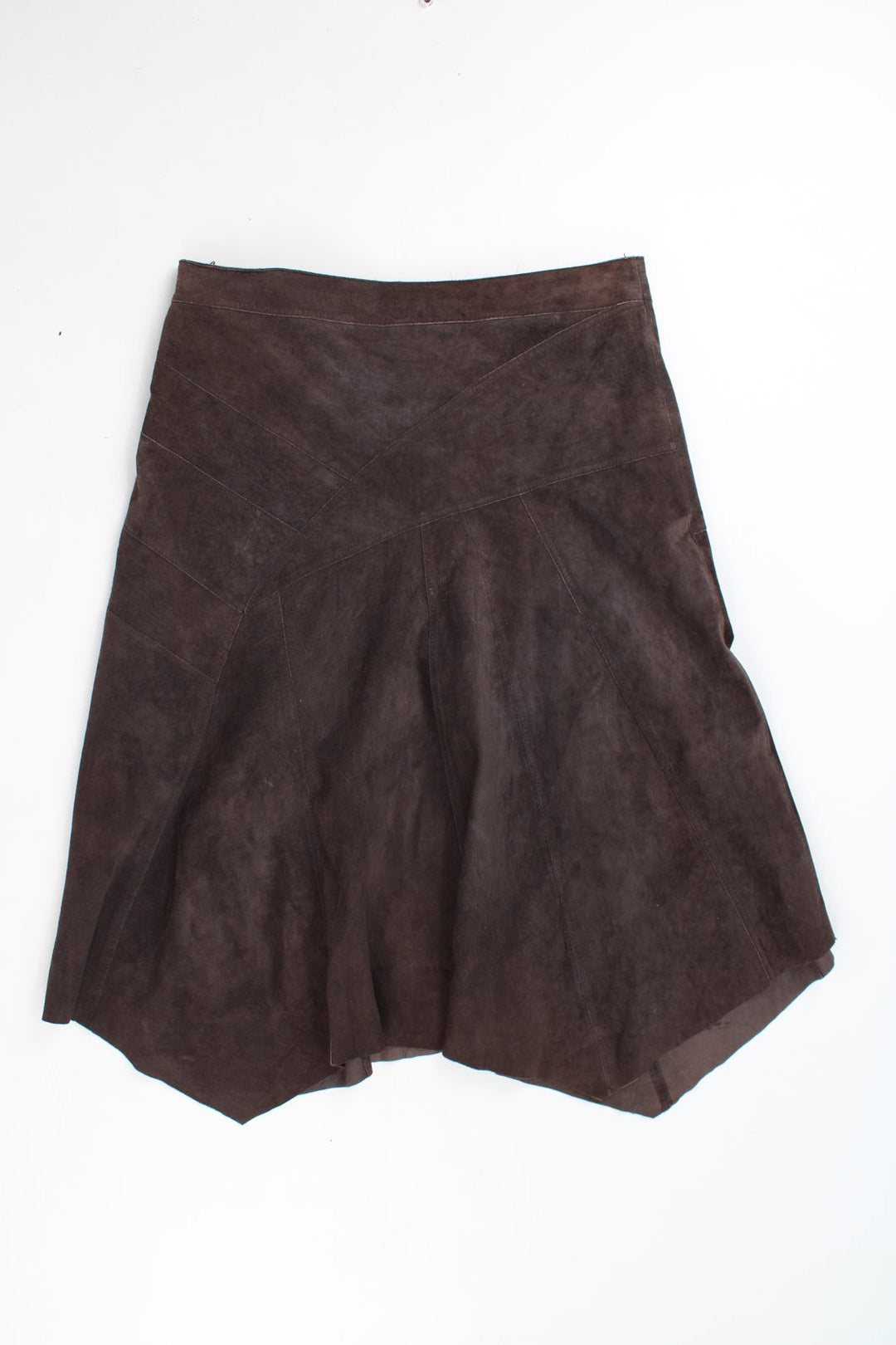 Y2K Suede Midi Skirt