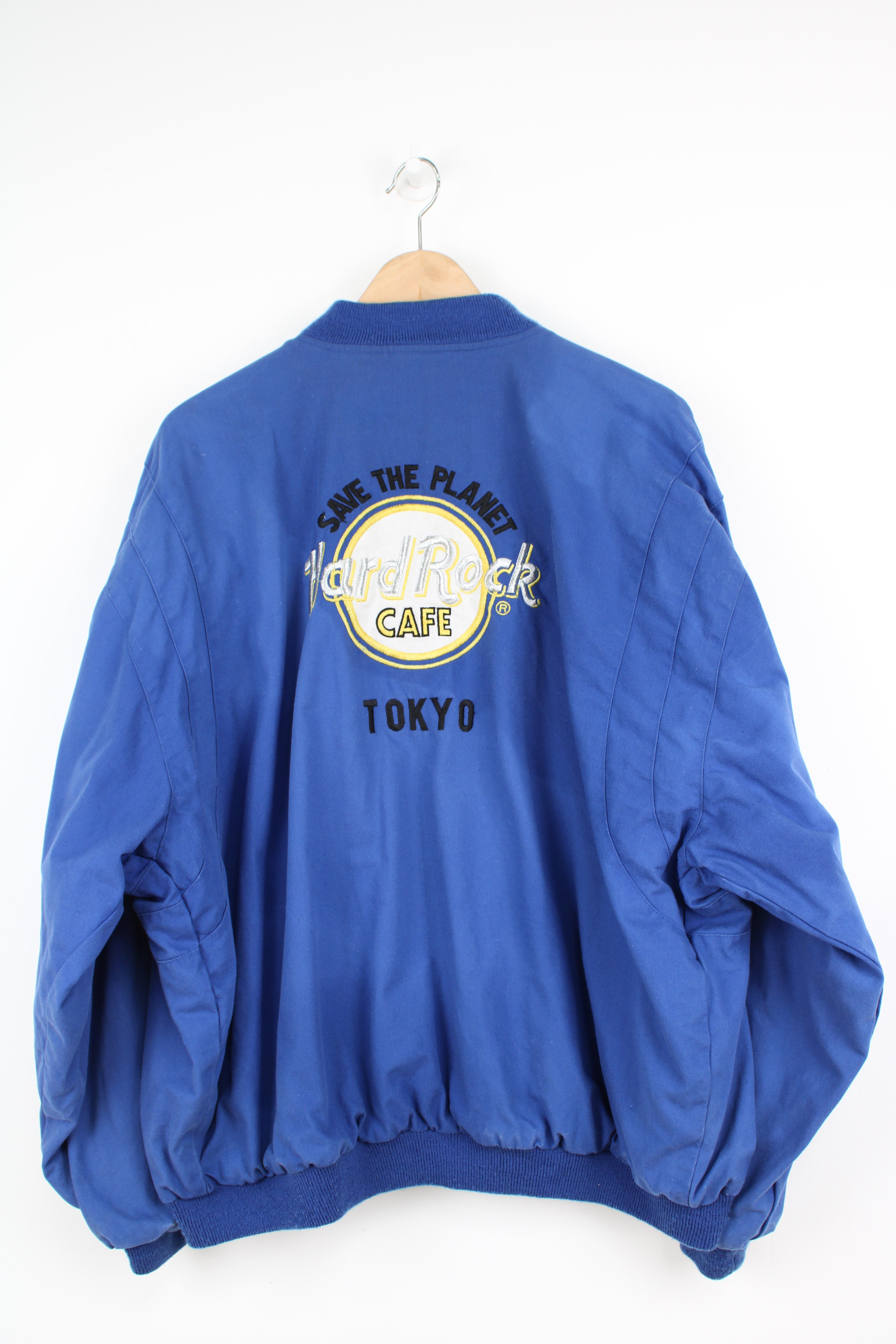 Vintage bright blue Hard Rock Cafe Tokyo &