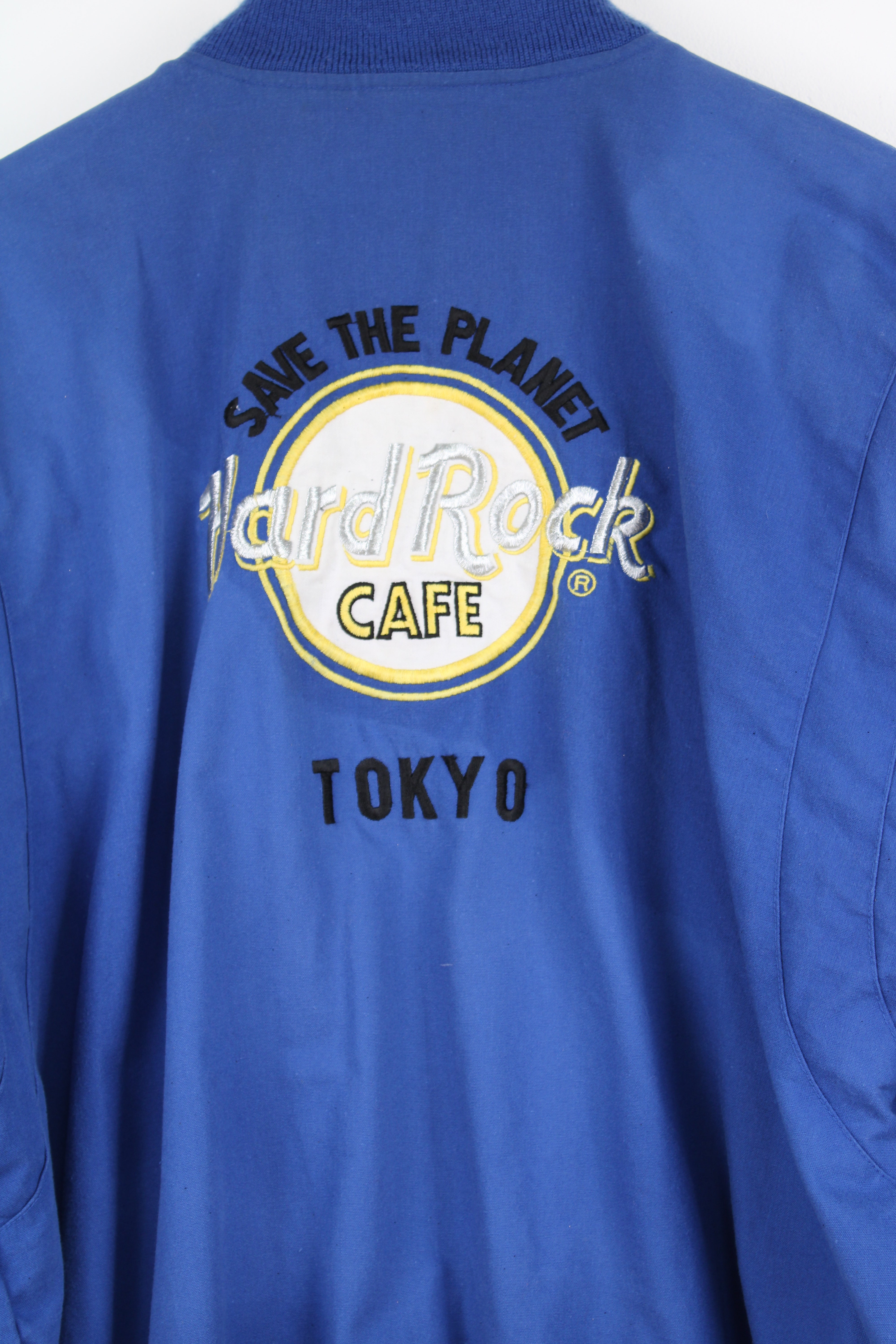 Vintage bright blue Hard Rock Cafe Tokyo &