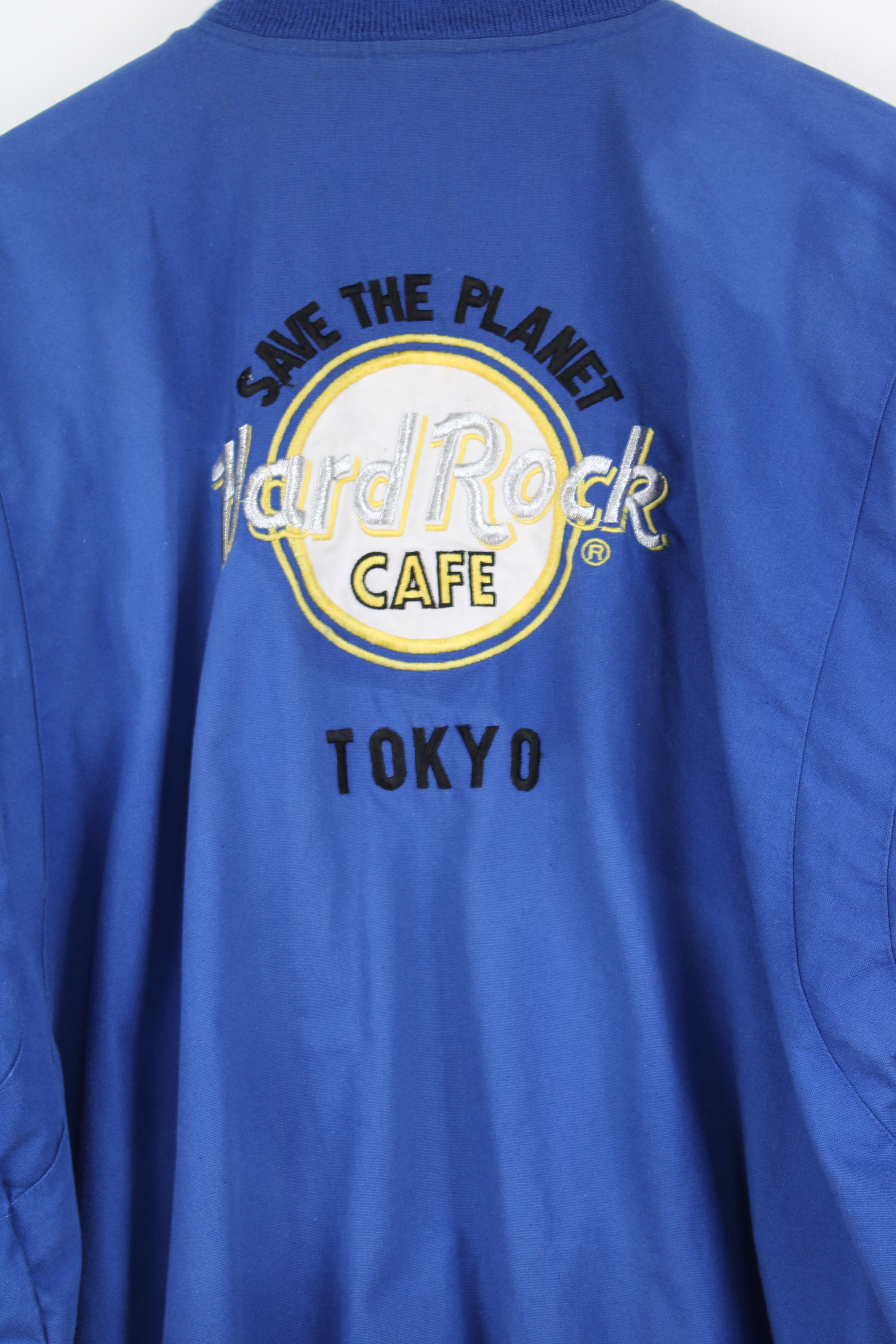 Vintage bright blue Hard Rock Cafe Tokyo &