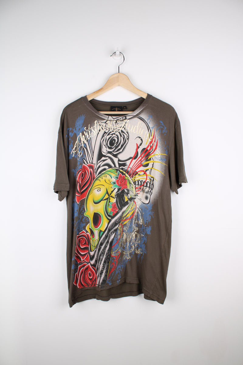 Ed hardy tattoo shirt best sale