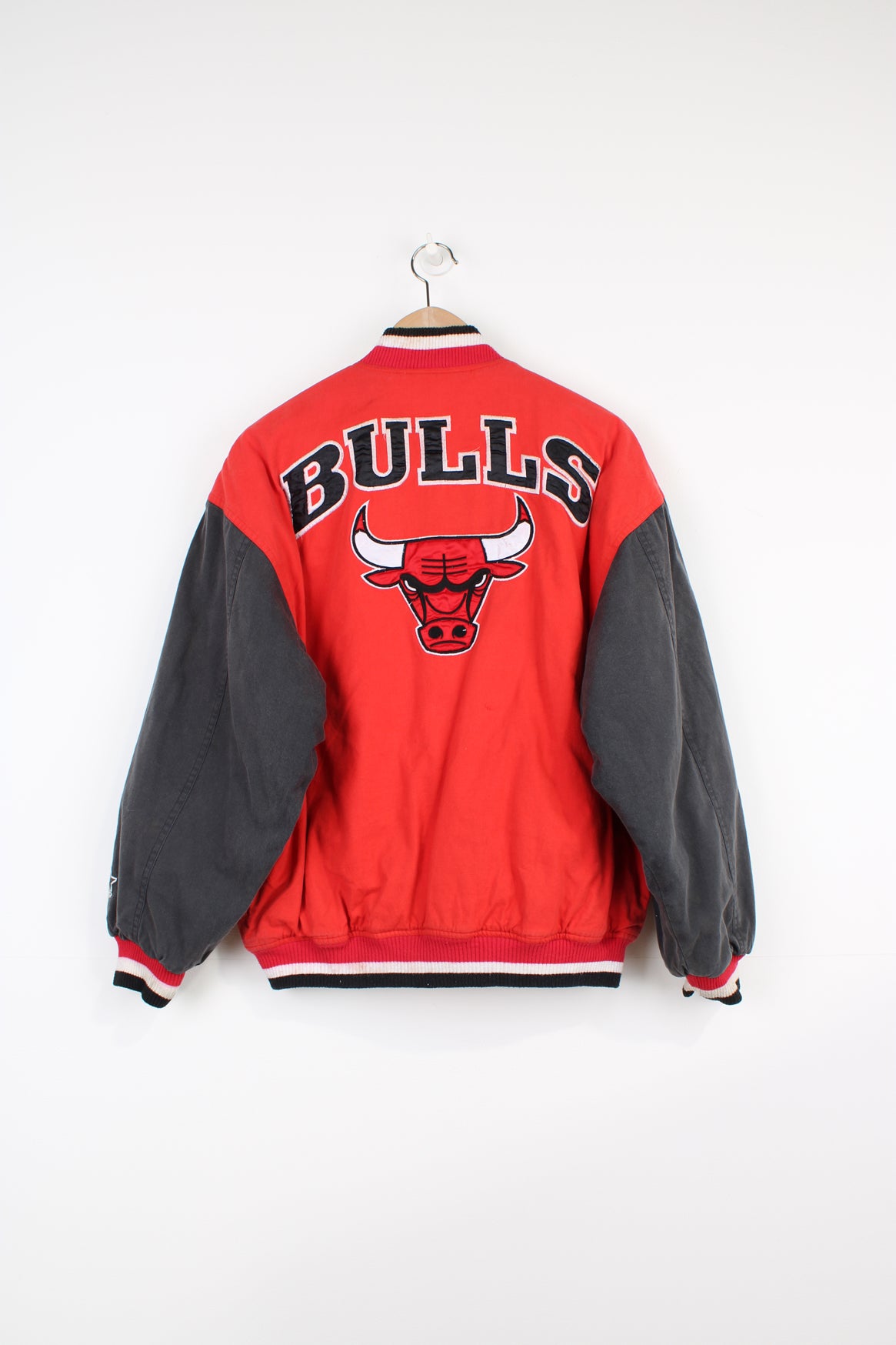 Chicago bulls vintage starter jacket best sale