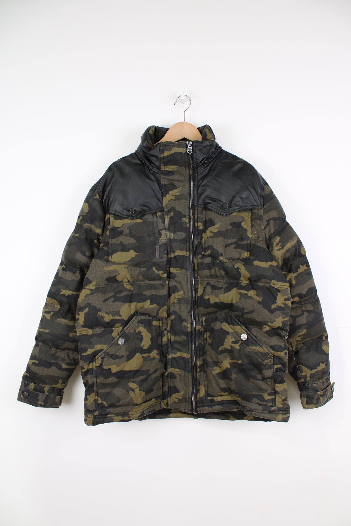 Coogi Camo Puffer Coat VintageFolk