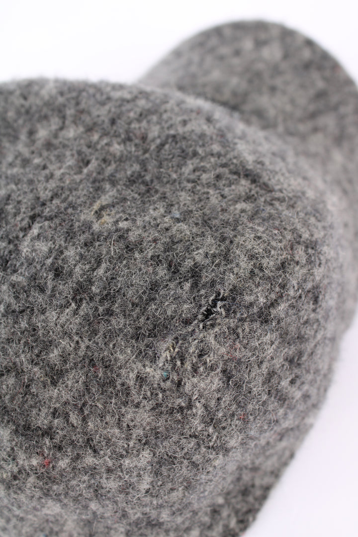 Kangol grey wool cap, features embroidered spell-out logo on the front 