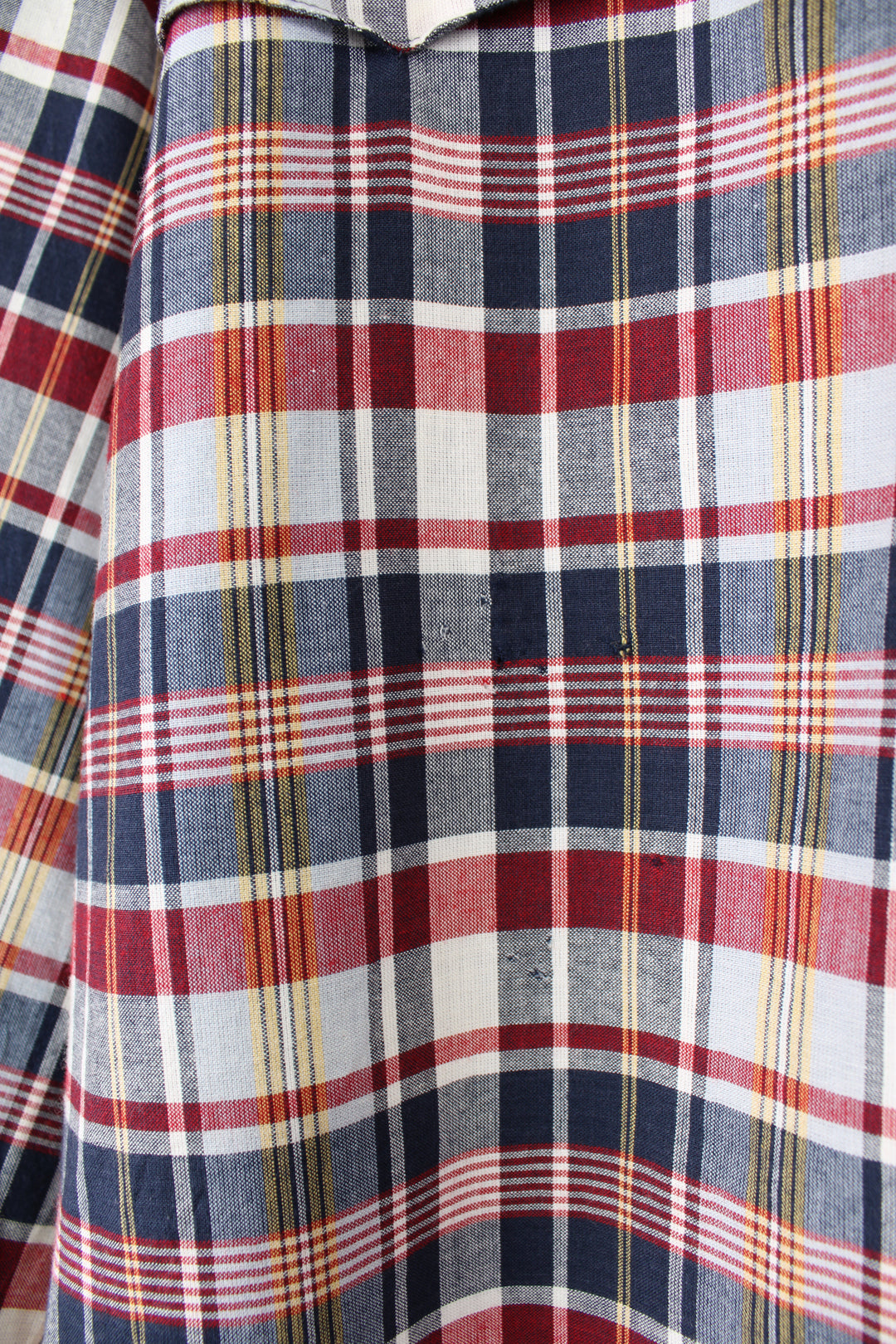 Pendleton Plaid Patterned Harrington Jacket in a red, blue, yellow and white colourway, zip up with side pockets.