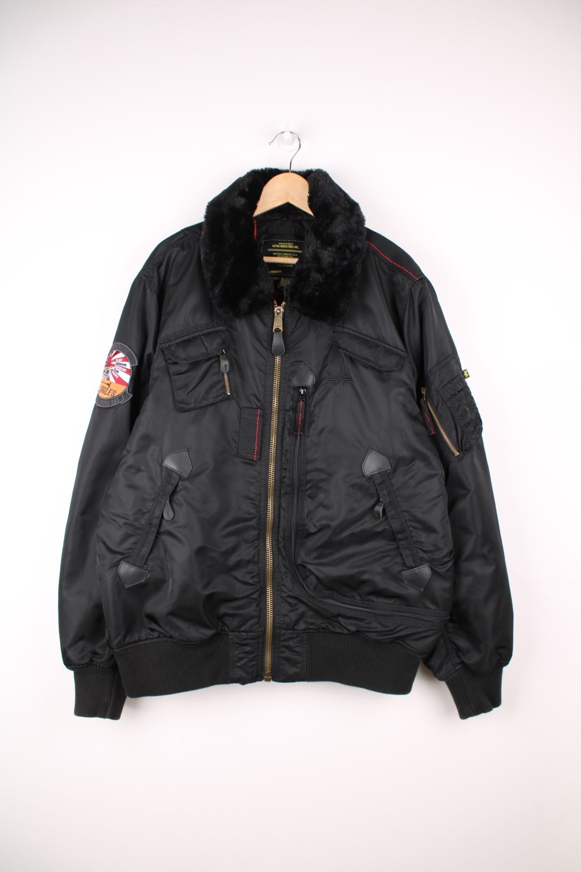 Alpha industries real fur hotsell