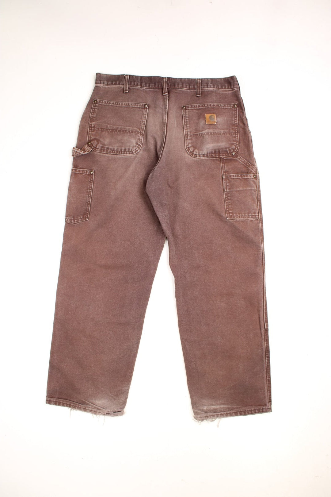  Double Knee Jeans in a  colourway, has multiple pockets and the logo embroidered on the back.