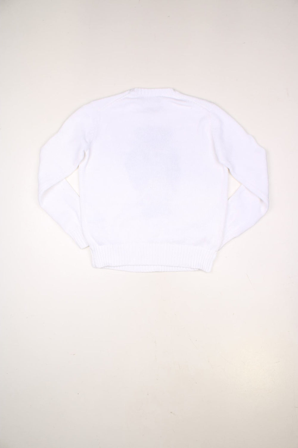 Polo Ralph Lauren Bear knitted jumper in white.