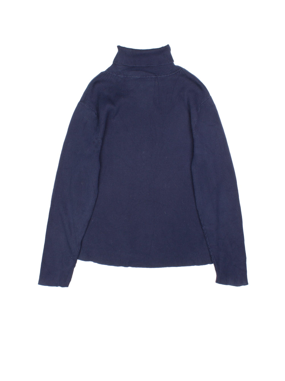 Ralph Lauren 1/4 Zip Jumper in a blue colourway, with embroidered logo on front.